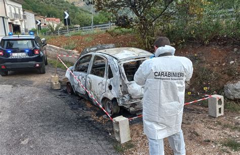 Lenola A Fuoco L Auto Del Sindaco Certa La Pista Dolosa