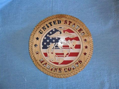 United States Marines Scroll Saw Plaque By Huebysscrollsawart 35 00 Scroll Saw United