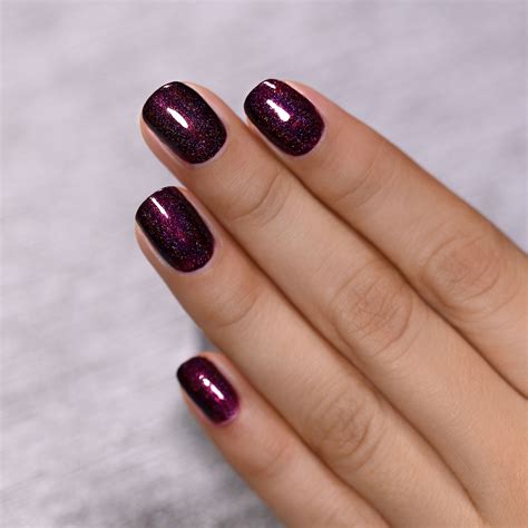 Black Orchid In 2021 Classy Nails Classy Nail Designs Burgundy Nails