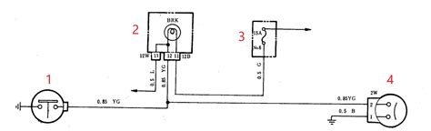 Схема подключения сигнальных устройств включенного стояночного тормоза ...