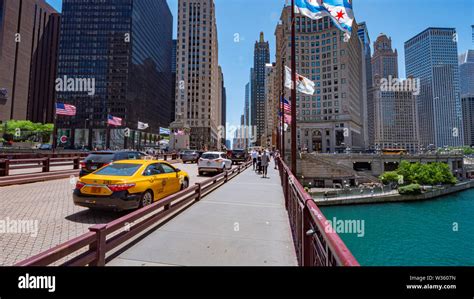 Dusable Bridge In Chicago Chicago Usa June 11 2019 Stock Photo