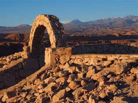 Sítio Arqueológico Pukará De Quitor Em San Pedro De Atacama No Chile