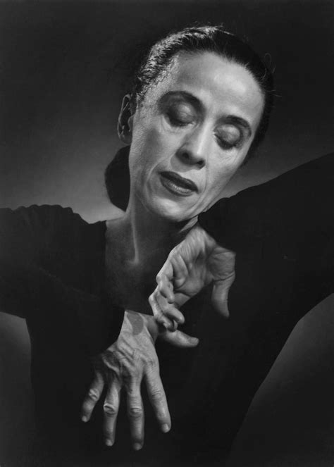 Choreographer Martha Graham