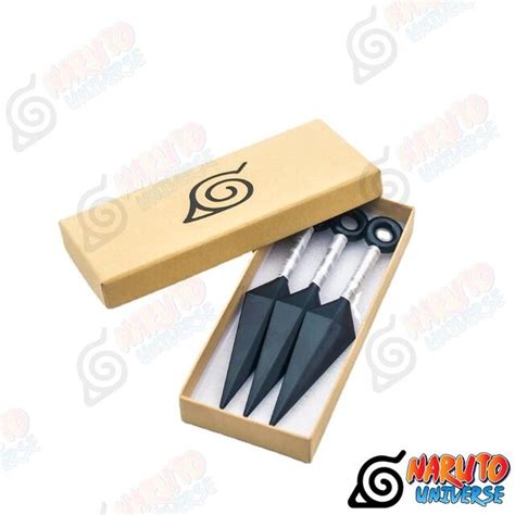 Naruto Kunai Knife Set (Set of 3 White) - Naruto Universe Official