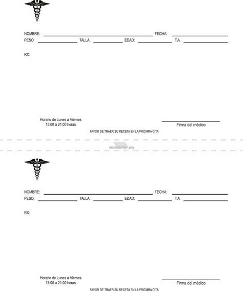 Receta Medica Pdf Artofit