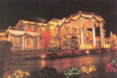 2~4X6 Postcards TN Hendersonville CONWAY TWITTY CITY Mansion & Sleigh CHRISTMAS | United States ...