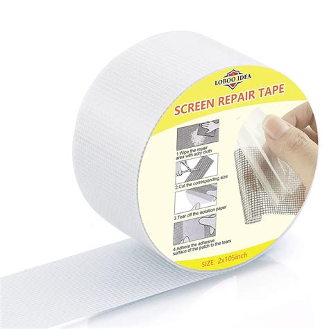 Loboo Idea Window Screen Repair Kit Tape Strong Adhesive Waterproof