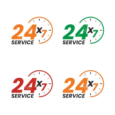 Service 24h24 Et 7j7 Png Png 24x7 Un Service Clipart De Service Png Et Vecteur Pour