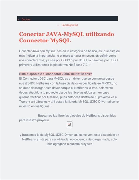 Conectar Java My Sql Utilizando Connector Mysql Vb C Php Javah