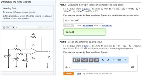 Solved Difference Op Circuits Learning Goal To Analyze Chegg