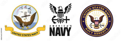 Vector Logo Of The United States Navy Us Navy Minimalistic Logo Us