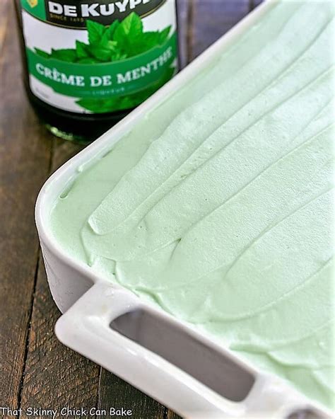 Creme De Menthe Cake That Skinny Chick Can Bake