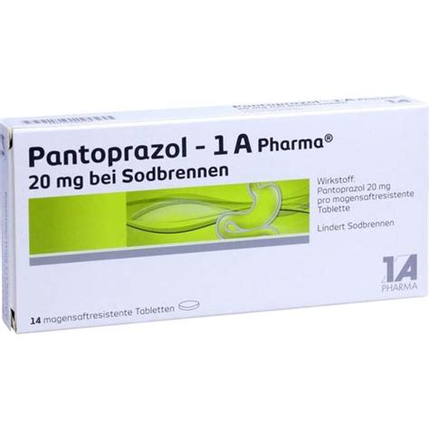 Pantoprazol A Pharma Mg Bei Sodbrennen Tabletten Magensaftresistent