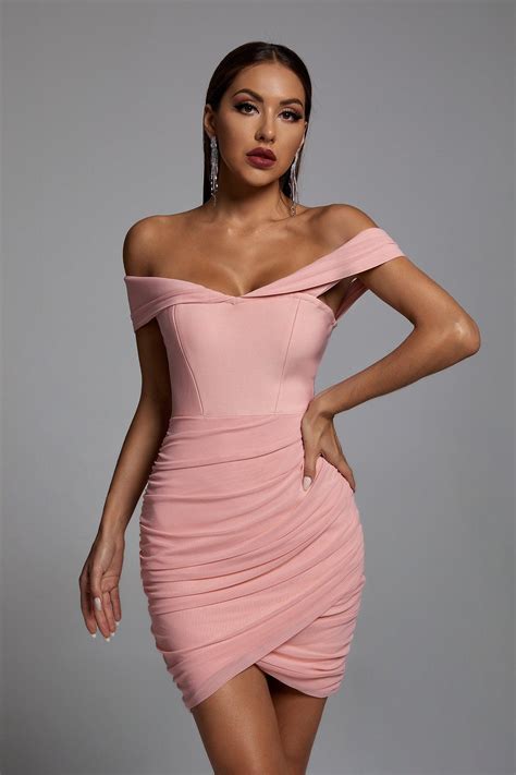 Bandage Dress Party Dress Off The Shoulder Dress Bellabarnett