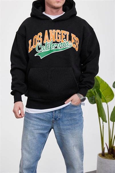 Nomarc Los Angeles Kap Onlu Siyah Sweatshirt Modelleri Ve Fiyatlar