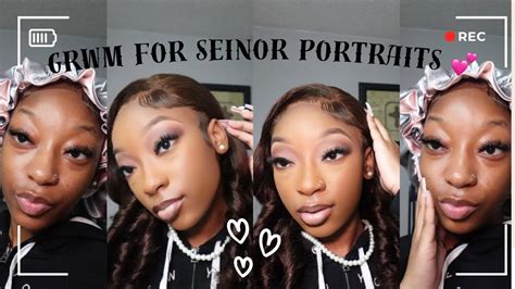 GRWM TO TAKE MY SEINOR PORTRAITS !! - YouTube