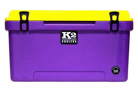 K2 Coolers® S50py Summit 50 Series 27 Qts Purpleyellow Hard Sided