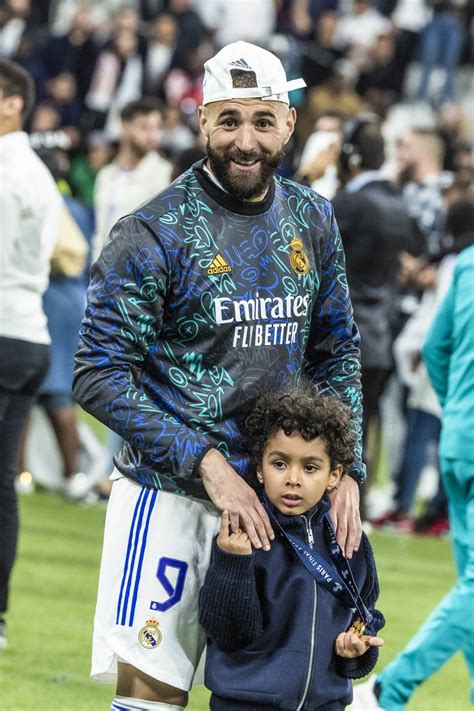 Photo Karim Benzema Et Son Fils Ibrahim Les Joueurs Du Real Madrid