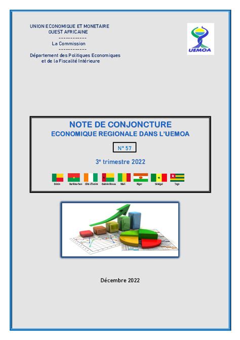 Note de conjoncture économique régionale dans lUEMOA Abidjan net