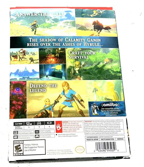 Nintendo Switch Zelda Breathe Of The Wild Explorer S Guide Very