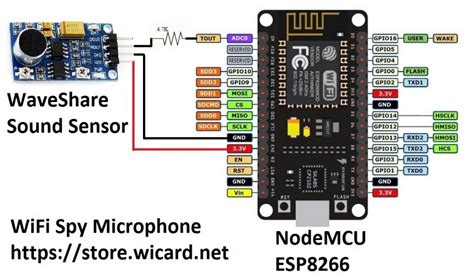 Wifi Spy Microphone With Esp And Nodemcu Wicard