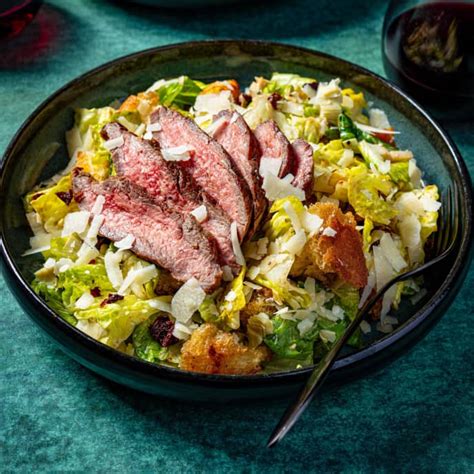 Steak Salad With Sun Dried Tomatoes Artichokes And Creamy Balsamic