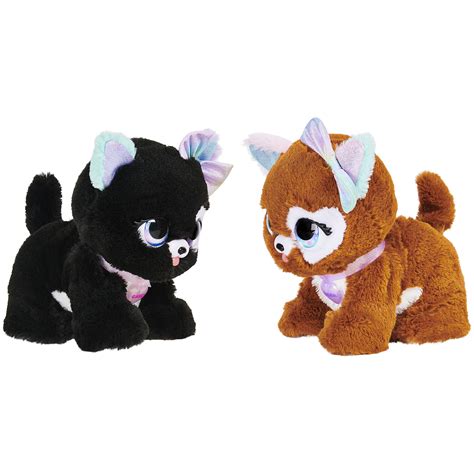 センチ Present Pets Glitter Puppy Interactive Plush Pet Toy With Over 100