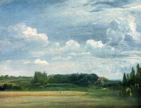 View Towards The Rectory East Bergholt John Constable Come Stampa D