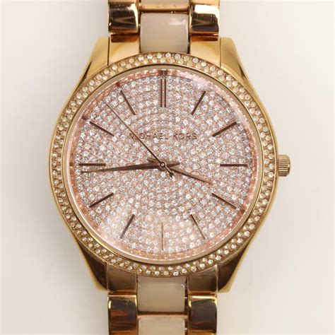 Michael Kors Slim Runway Crystal Pave Watch Property Room