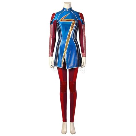 Kamala Khan Costume Ms. Marvel Cosplay Suits - Champion Cosplay