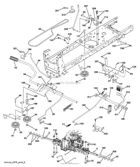 Husqvarna Yth24v48 Drive Belt Diagram