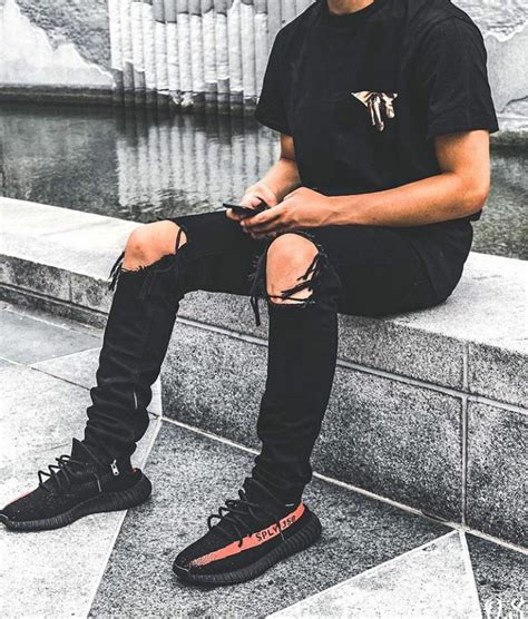 Pinterest JusLiv Yeezy Outfit Mens Fashion Streetwear