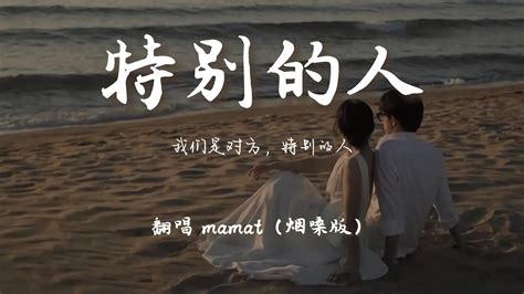 mamat 特别的人 烟嗓版 我们是对方特别的人动态歌词Pinyin Lyrics YouTube