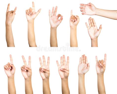 Hand Gesture Call Come on, Come Here Symbol Isolated on White Stock Photo - Image of beckoning ...