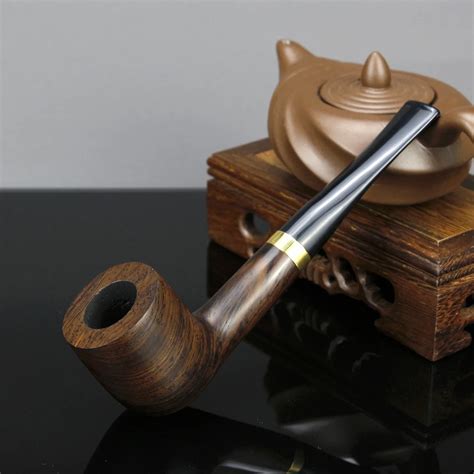 Купить Товары для дома New Straight Tobacco Pipe 9mm filter Ebony