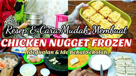 Resep Chicken Nugget Frozen Mudah Praktis Cara Membuatnya Ide Bekal