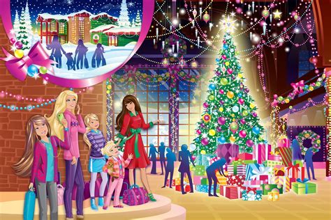 Barbie Christmas Wallpapers - Top Free Barbie Christmas Backgrounds ...