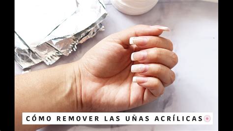 Cómo remover las uñas acrílicas Aribri Style YouTube