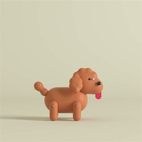 Brown Poodle Behance