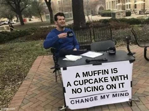 A Muffin Is A Cupcake With No Icing On It Imgflip