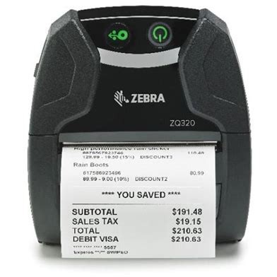 Zebra Zq Outdoor Use Mobile Receipt Label Printer Zq A E Te