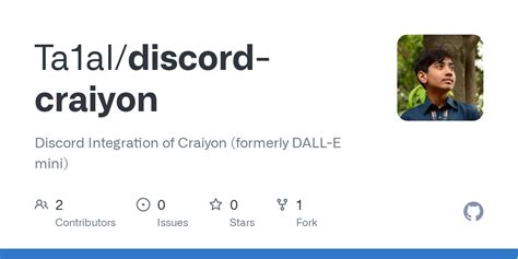 Github Ta1aldiscord Craiyon Discord Integration Of Craiyon