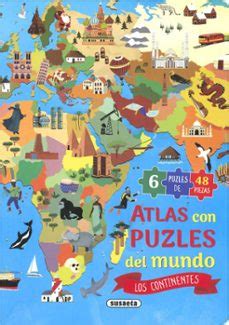 ATLAS PUZLE DEL MUNDO LOS CONTINENTES Libro Del 2024 Escrito Por VV