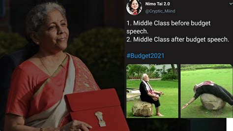 Budget 2021 As Nirmala Sitharaman Announces Budget 2021 Memes Flood