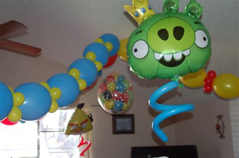 Angry Birds Balloons Balloon Sculptures Balloon Bouquet Balloon Tower