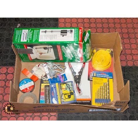 TOILET REPAIR KIT AND ASSORTED ITEMS