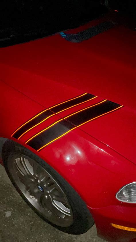 Reflective Red Pinstripes 18 In Width 24 Ft Engineer Etsy