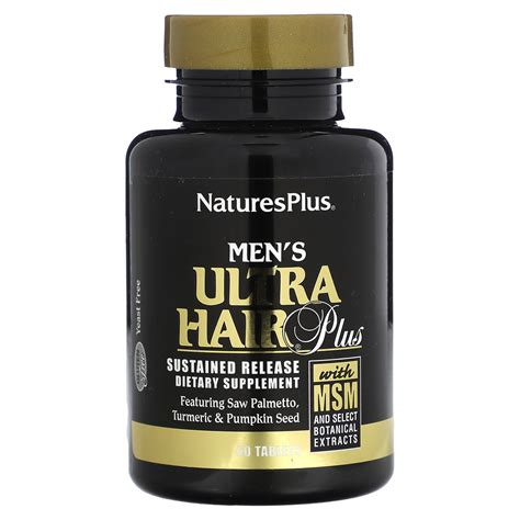 Naturesplus Men S Ultra Hair Plus With Msm And Select Botanical