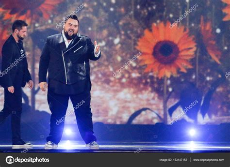 Jacques Houdek Aus Kroatien Eurovision Redaktionelles Stockfoto