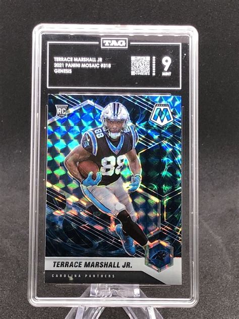 2021 Panini Mosaic Rookies Mosaic Prizm 318 Terrace Marshall Jr